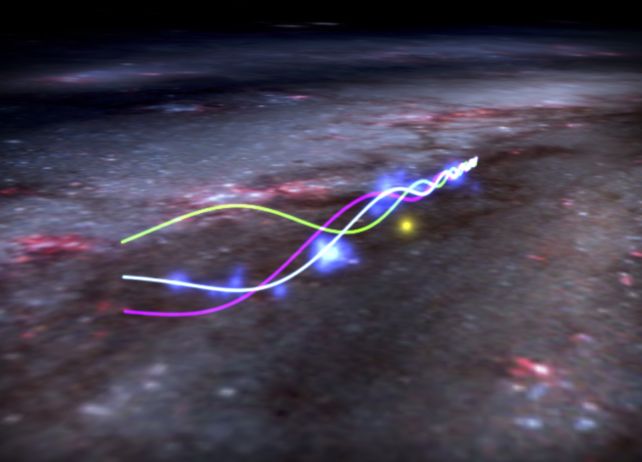 Descoberta misteriosa estrutura em forma de onda em nossa galáxia